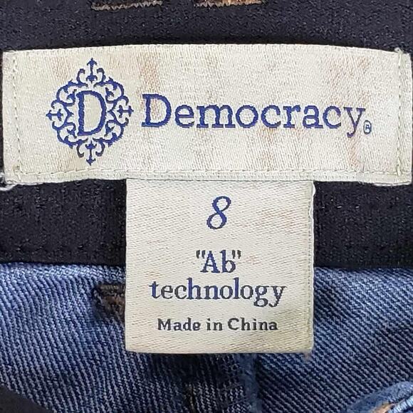 Democracy Jeans Women’s Size 8 Light Wash Ab Technology High Rise Skinny - Picture 6 of 7
